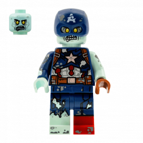 Фігурка Lego Zombie Captain America Super Heroes Marvel colmar09 1 Б/У - Retromagaz