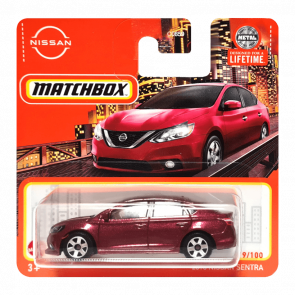 Машинка Большой Город Matchbox 2016 Nissan Sentra Metro 1:64 HVN58 Red