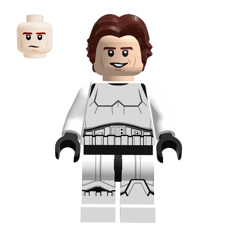 Фигурка Lego Повстанец Han Solo Stormtrooper Outfit Star Wars sw0772 Б/У - Retromagaz
