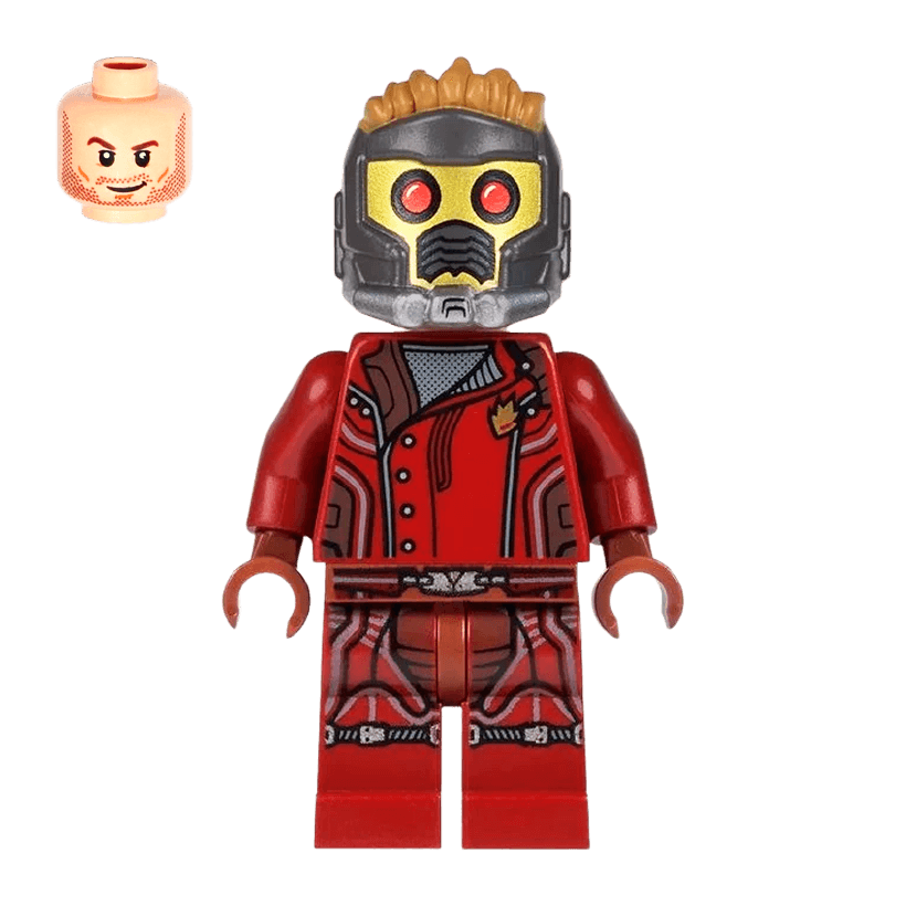 Фигурка Lego Super Heroes Marvel Star-Lord Mask sh123 Б/У Нормальный - Retromagaz