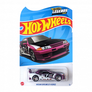 Машинка Базовая Hot Wheels Nissan Skyline GT-R (R32) Legends Tour 1:64 HCW06 Purple - Retromagaz