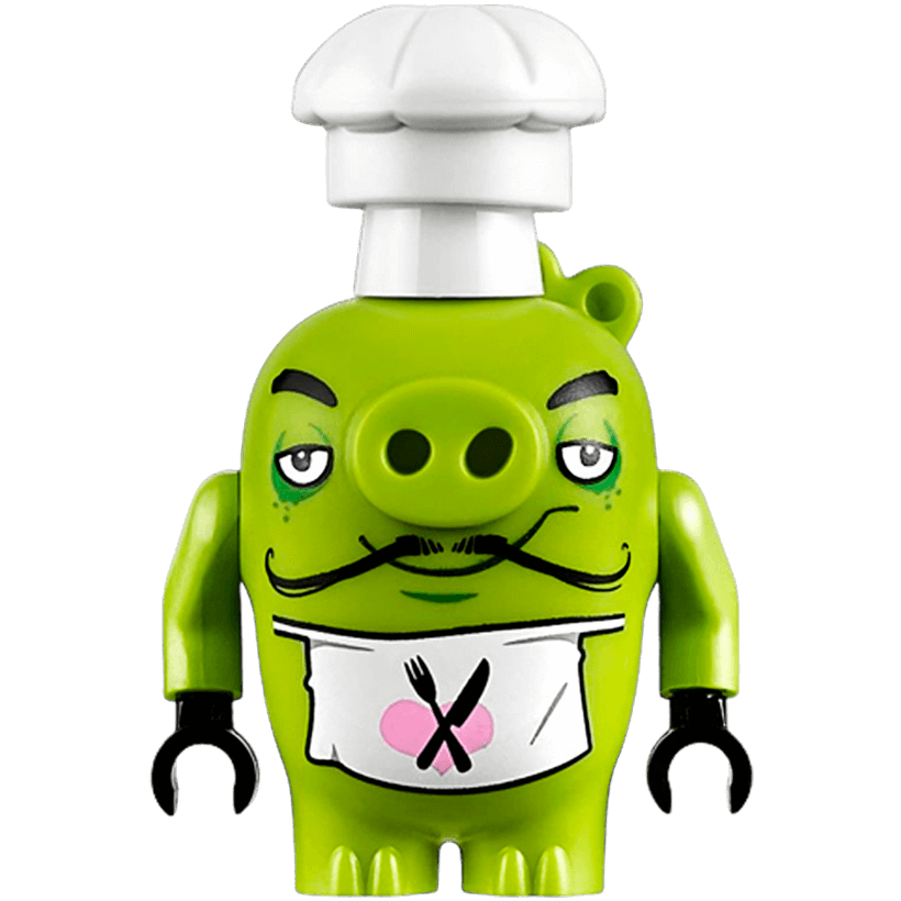 Фігурка Lego Angry Birds Chef Pig Cartoons ang018 Б/У - Retromagaz