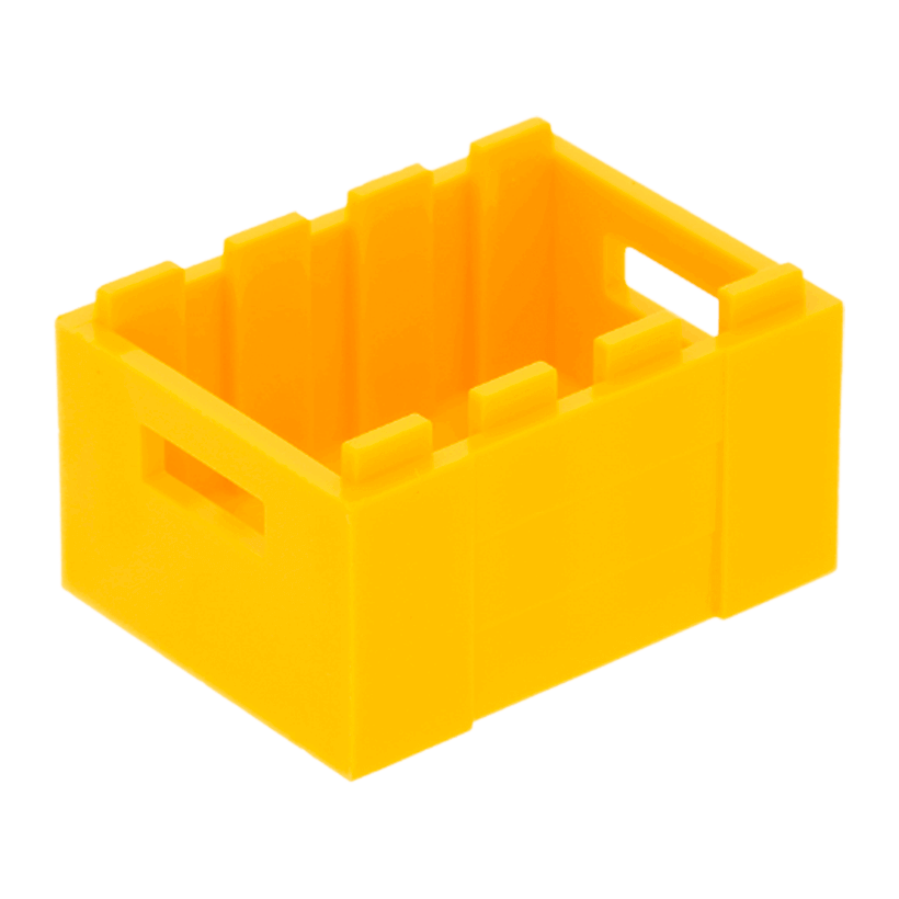 Емкость 2шт Lego Crate 2/3 3 x 4 x 1 30150 4599378 Yellow Б/У - Retromagaz