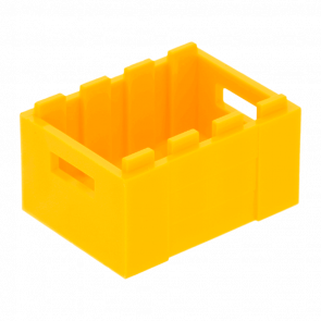 Емкость Lego 3 x 4 x 1 Crate 2/3 30150 4599378 Yellow 4шт Б/У