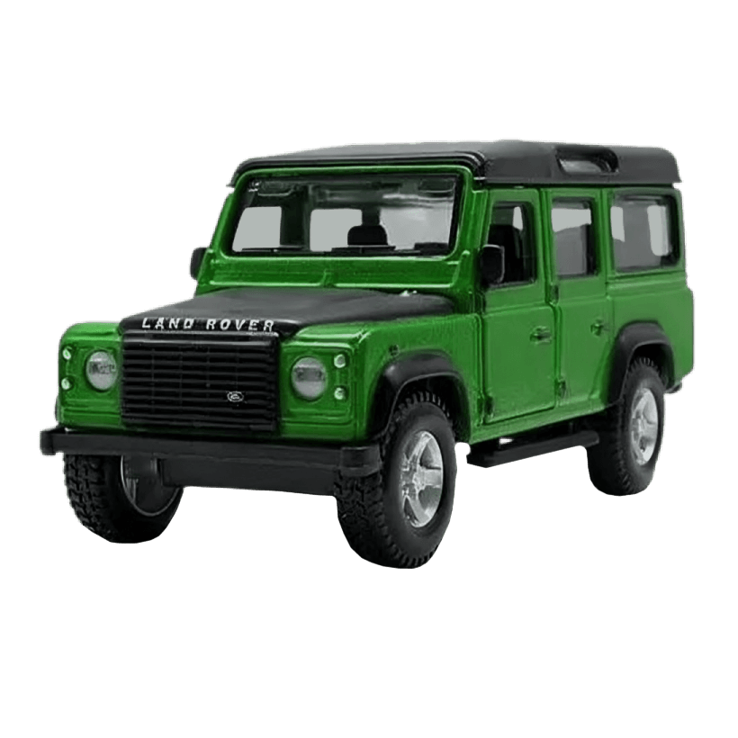 Машинка Bburago Land Rover Defender 110 1:32 Green - Retromagaz