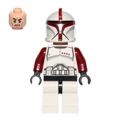 Фигурка Lego Республика Clone Trooper Captain Phase 1 Star Wars sw0492 Б/У - Retromagaz