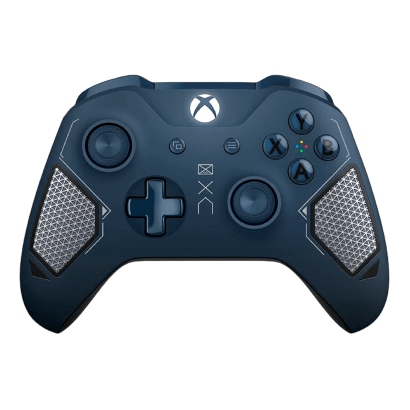 Геймпад Бездротовий Microsoft Xbox One Combat Tech Special Edition Version 2 Dark Blue Б/У - Retromagaz