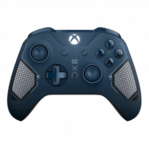 Геймпад Бездротовий Microsoft Xbox One Combat Tech Special Edition Version 2 Dark Blue Б/У - Retromagaz