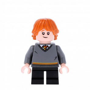 Фигурка Lego Harry Potter Ron Weasley Gryffindor Sweater Films hp151 Б/У - Retromagaz