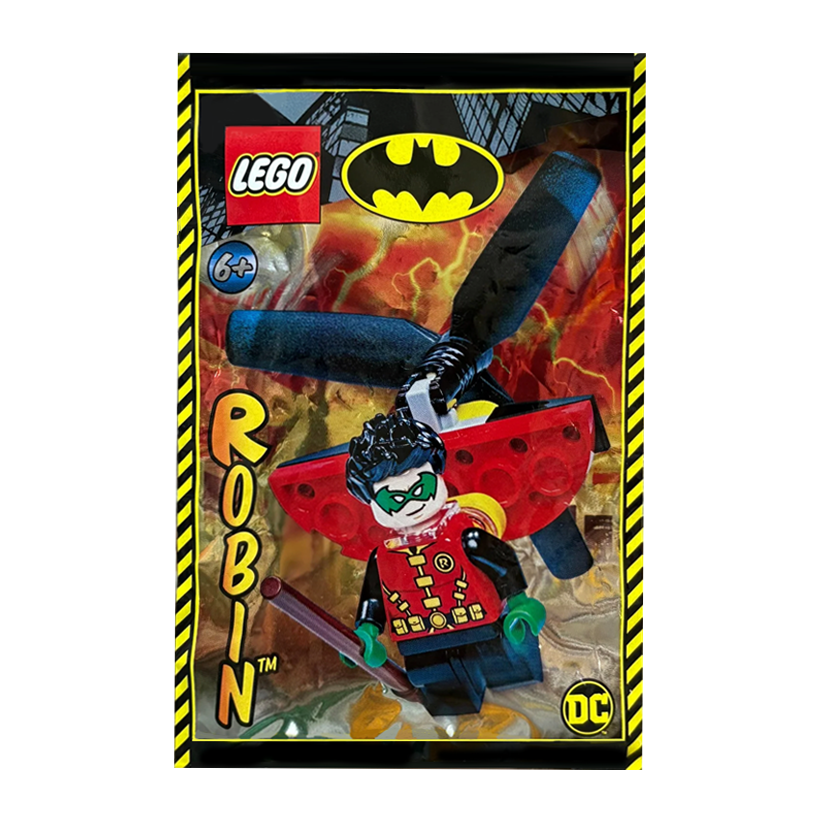 Конструктор Lego Фігурка Robin Paper Bag Super Heroes 212221 sh0822 Новий - Retromagaz