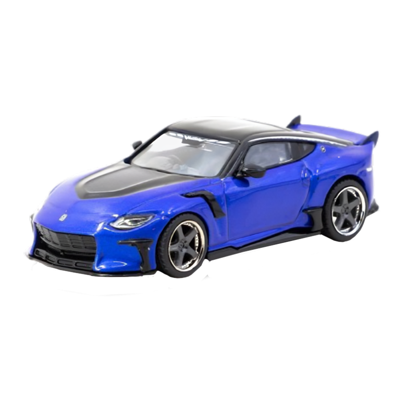Машинка Premium Tarmac Works Nissan VeilSide FFZ400 Fairlady Z Blue GLOBAL64 1:64 T64G-074-BL Blue - Retromagaz
