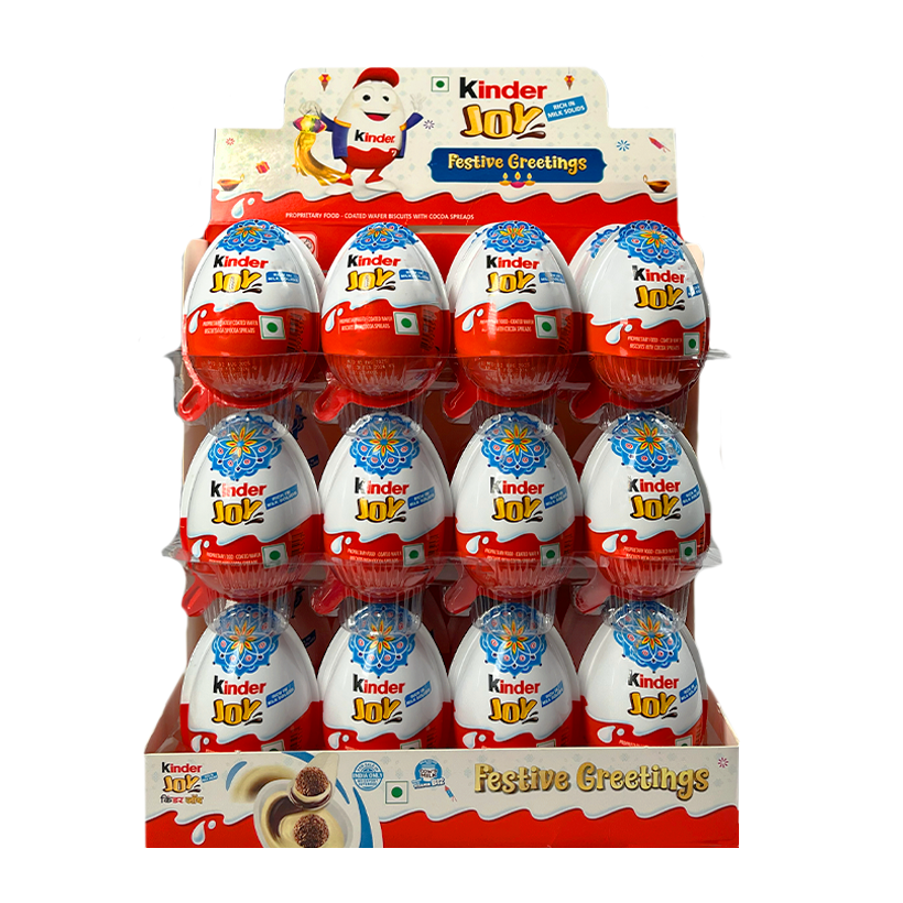 Набор Шоколадное Яйцо 24шт Kinder Joy For Boys Festive Edition 20g - Retromagaz