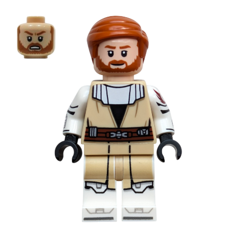 Фігурка Lego Джедай Obi-Wan Kenobi Clone Wars Star Wars sw1424 75432 Новий - Retromagaz