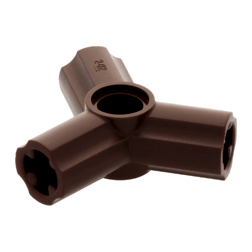 Technic 10шт Lego З'єднувач Hub 3 Axles 10288 49155 6005755 6273219 Dark Brown Б/У - Retromagaz