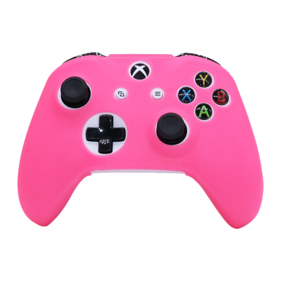 Чохол Силіконовий RMC Xbox One Glowing in Dark Neon Pink Новий - Retromagaz