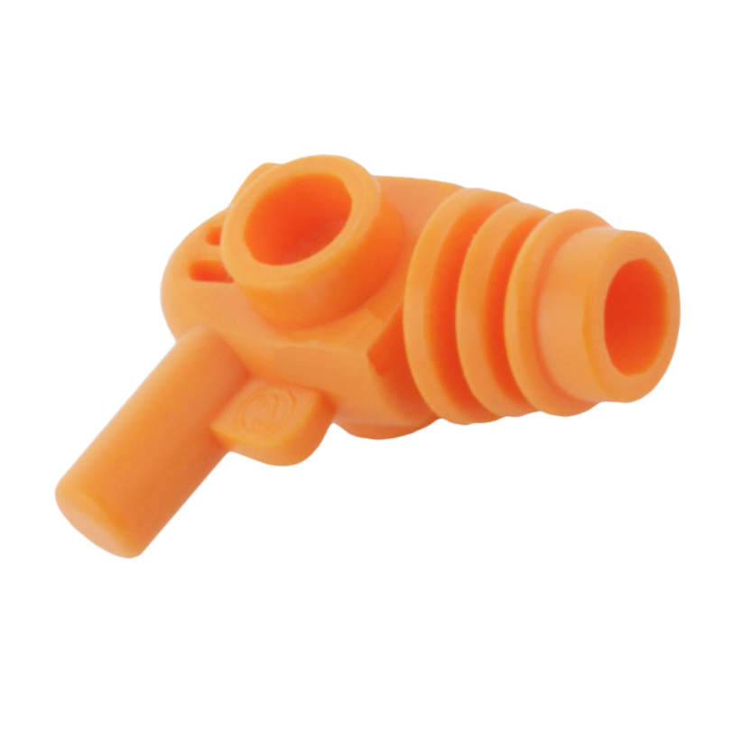 Зброя 4шт Lego Стрілецька Space Ray Gun 13608 87993 6085771 Orange Б/У - Retromagaz