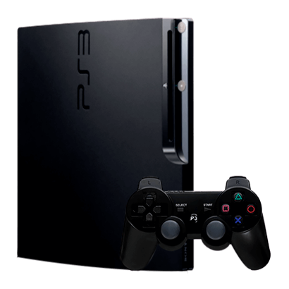 Консоль Sony PlayStation 3 Slim Модифікована 500GB Black + 5 Вбудованих Ігор Б/У - Retromagaz
