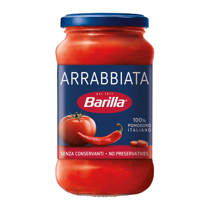 Соус Обычный Barilla Arrabbiata с Острым Перцем 400g - Retromagaz