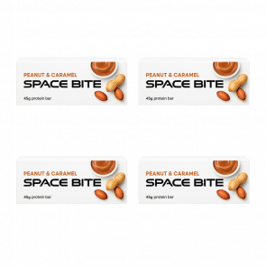 Набір Протеїновий Батончик 4шт Space Bite Арахіс-Карамель 45g Набір Протеїновий Батончик 4шт Space Bite Арахіс-Карамель 45g - Retromagaz