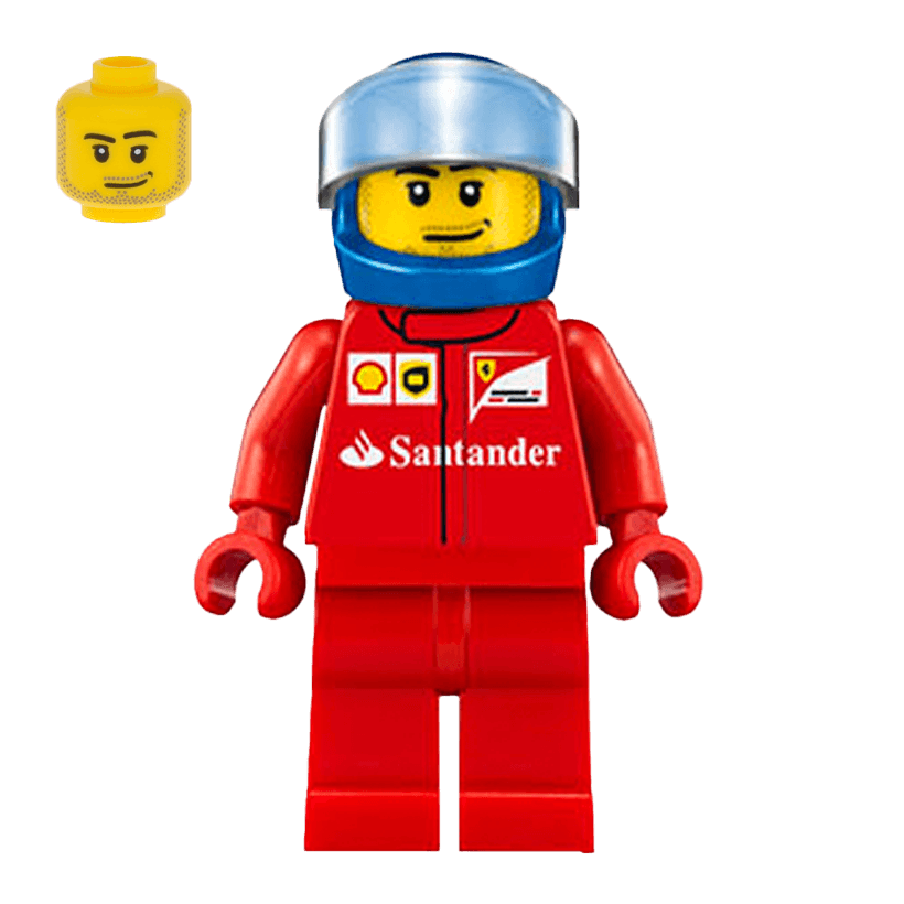 Фигурка Lego Speed Champions Ferrari Pit Crew Member 1 Scooter Driver Другое sc013 Б/У - Retromagaz