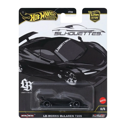 Машинка Premium Hot Wheels LB-WORKS McLaren 720S Chase Silhouettes 1:64 JBK62 Blue - Retromagaz