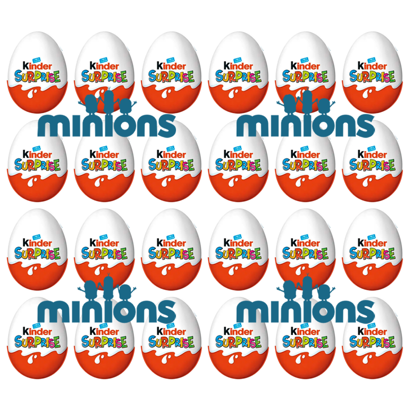 Набір Шоколадне Яйце 24шт Kinder Surprise Minions 20g - Retromagaz