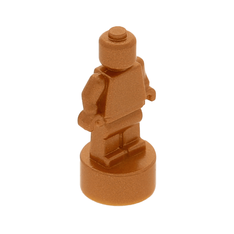 Другое Lego Statuette Trophy 90398 53017 4610601 Metallic Copper Б/У - Retromagaz