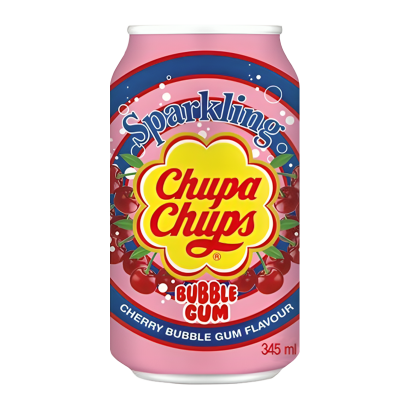 Напиток Chupa Chups Bubble Gum Flavour 345ml - Retromagaz