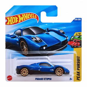 Машинка Базовая Hot Wheels Pagani Utopia Peak Pursuit 1:64 JBB38 Blue Машинка Базовая Hot Wheels Pagani Utopia Peak Pursuit 1:64 JBB38 Blue - Retromagaz