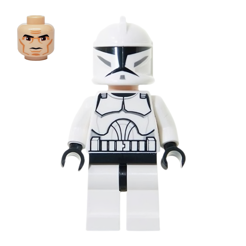 Фігурка Lego Республіка Clone Trooper Phase 1 Star Wars sw0201 Б/У - Retromagaz