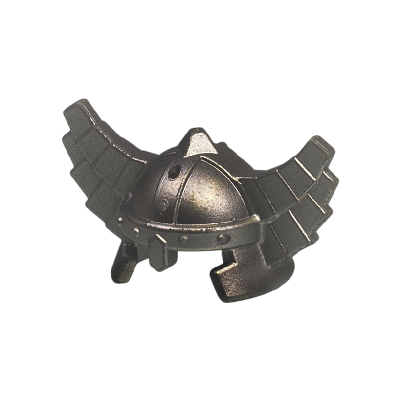 На Голову Lego Другое Helmet with Wings Evil Dwarf Collectible Minifigures 60747 col076 4632939 Pearl Dark Grey Б/У - Retromagaz