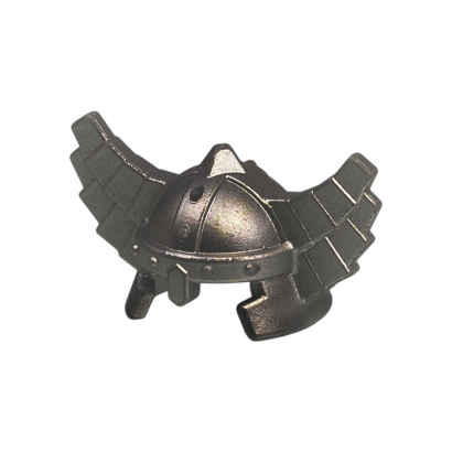 На Голову Lego Другое Helmet with Wings Evil Dwarf Collectible Minifigures 60747 col076 4632939 Pearl Dark Grey Б/У - Retromagaz