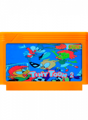 Игра RMC Famicom Dendy Tiny Toon Adventures 2: Trouble in Wackyland 90х Японская Версия Только Картридж Б/У Хороший