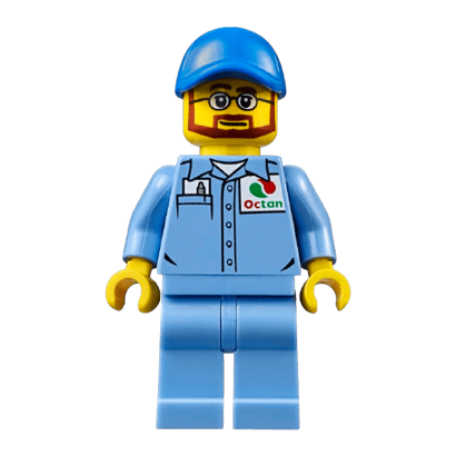 Фигурка Lego 973pb2362 Medium Blue Uniform Shirt with Pocket City People cty0673 Б/У - Retromagaz