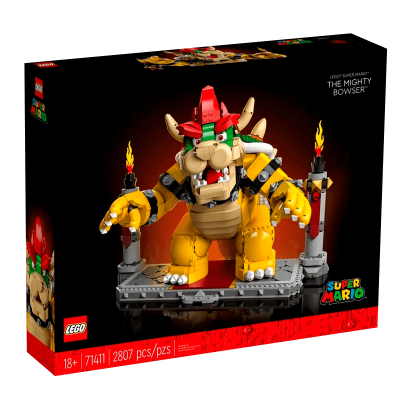 Набор Lego The Mighty Bowser Super Mario 71411 Новый - Retromagaz