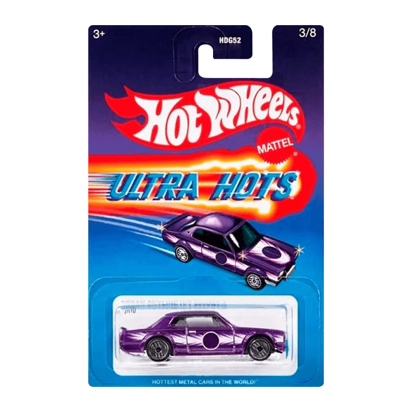 Тематическая Машинка Hot Wheels Skyline H/T 2000GT-X Ultra Hots 1:64 HDG52/HRX10 Purple - Retromagaz