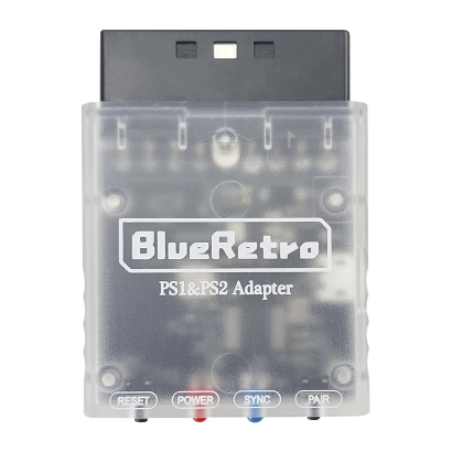 Адаптер RetroScaler PlayStation 2 BlueRetro Gamepad Connector - Bluetooth Connector Trans Clear Новий - Retromagaz