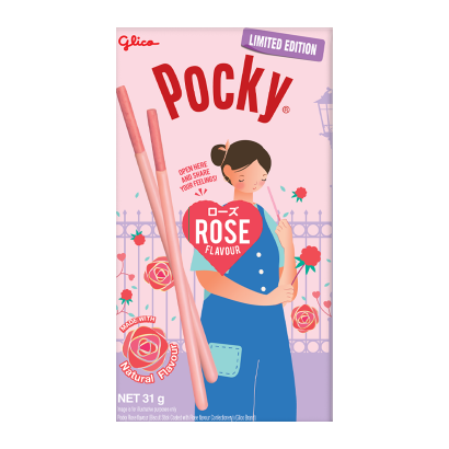 Палочки Glico Pocky Rose с Розой 31g - Retromagaz