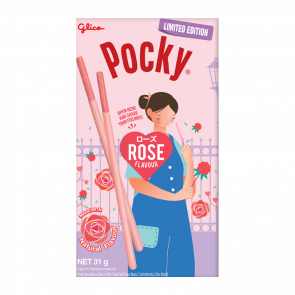 Палочки Glico Pocky Rose з Трояндою 31g - Retromagaz