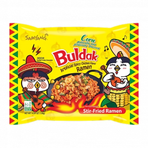 Локшина Samyang Buldak Corn зі Смаком Кукурудзи Гостра 130g - Retromagaz
