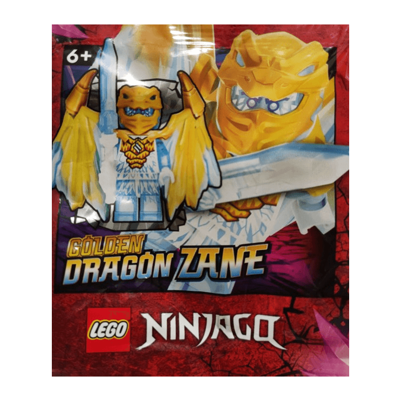 Конструктор Lego Фігурка Golden Dragon Zane Foil Pack Ninjago 892293 njo0770 Новий - Retromagaz