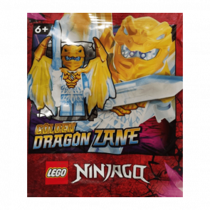 Конструктор Lego Фігурка Golden Dragon Zane Foil Pack Ninjago 892293 njo770 Новый - Retromagaz