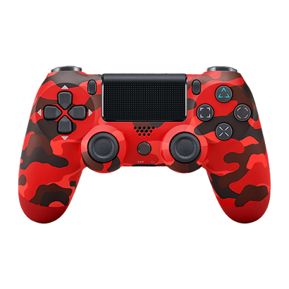 Геймпад Беспроводной RMC PlayStation 4 DoubleShock 4 Red Camo Новый - Retromagaz