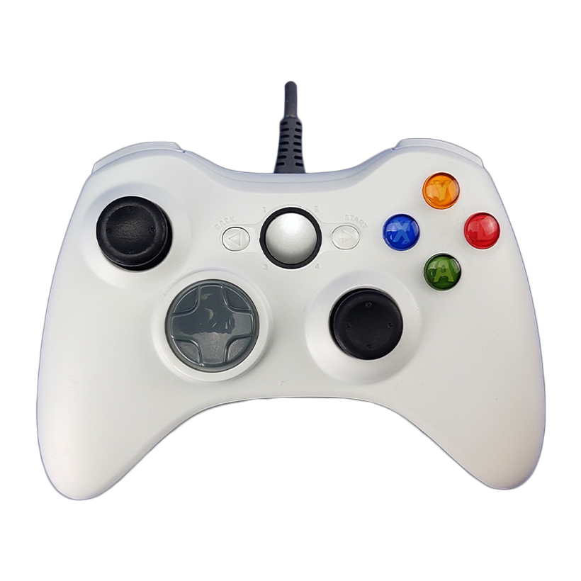 Геймпад Проводной RMC Xbox 360 USB PC White 2m Б/У - Retromagaz