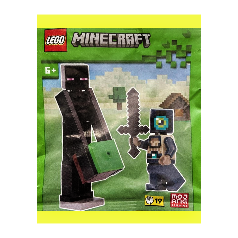 Конструктор Lego Фигурка Ender Knight and Enderman Paper Bag Minecraft 662507 Новый - Retromagaz