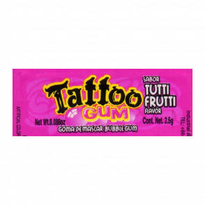 Жувальна Гумка Crazy Tattoo Gum 4,5g - Retromagaz