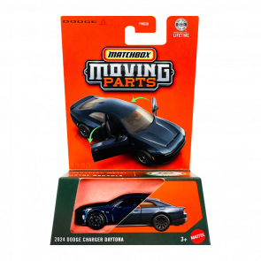 Тематична Машинка Matchbox Dodge Charger Daytona Moving Parts 1:64 JHV42 Blue - Retromagaz