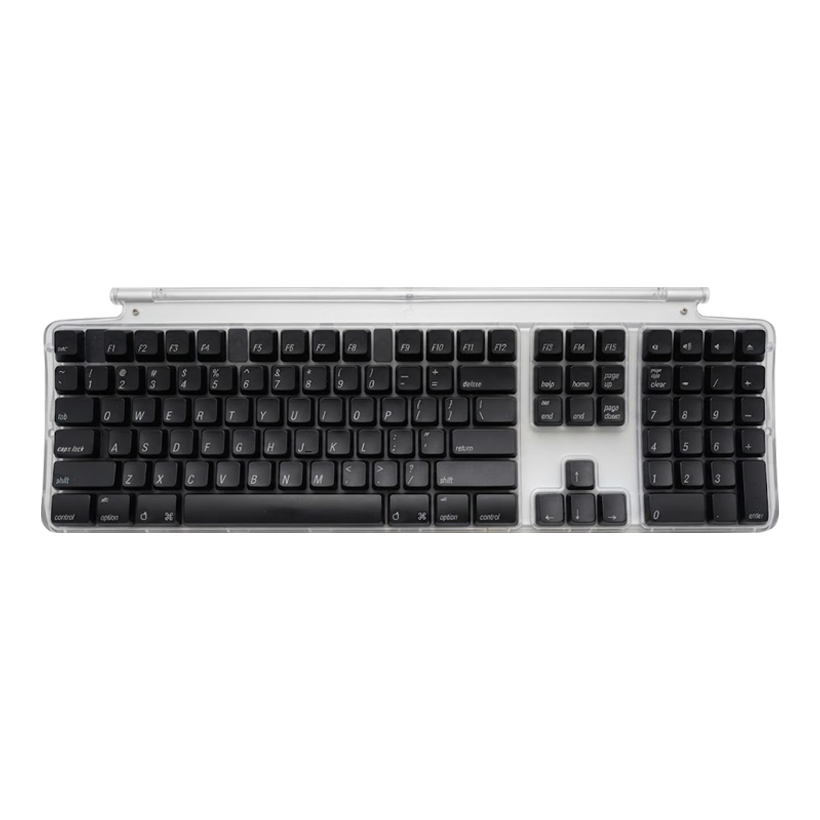 Клавиатура Проводной Apple M7803 Pro Keyboard USB Clear Black 0.8m Б/У - Retromagaz