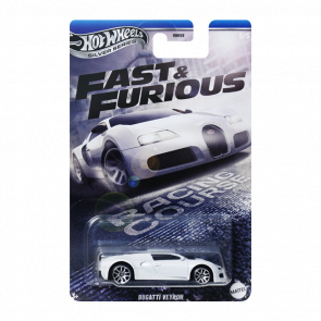Тематическая Машинка Hot Wheels Bugatti Veyron Fast & Furious 1:64 HNR88/JBY43 White Тематическая Машинка Hot Wheels Bugatti Veyron Fast & Furious 1:64 HNR88/JBY43 White - Retromagaz