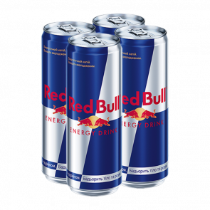 Набір Напій Енергетичний 4шт Red Bull 355ml - Retromagaz